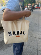 Load image into Gallery viewer, Mahal Varsity Tote Bag