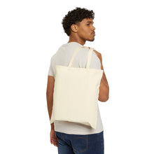 Load image into Gallery viewer, Canvas Tote Bag — Sunset Meadow Illustration Tote
