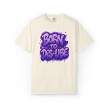 Load image into Gallery viewer, Born to Dis-ube Graffiti T-Shirt — Purple Streetwear Tee

