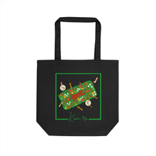 Load image into Gallery viewer, Eco Tote Bag - Botanical Picnic Illustration Canvas Tote with 'Karin Ne' Signature
