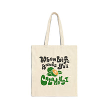 Load image into Gallery viewer, When Life Hands You Calamansi Canvas Tote Bag
