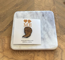 Load image into Gallery viewer, Filipina Face Enamel Pin
