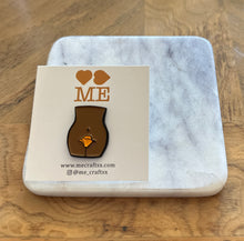 Load image into Gallery viewer, Poppy Enamel Pin - Sepia
