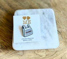 Load image into Gallery viewer, Salamat Shopping Bag Enamel Pin
