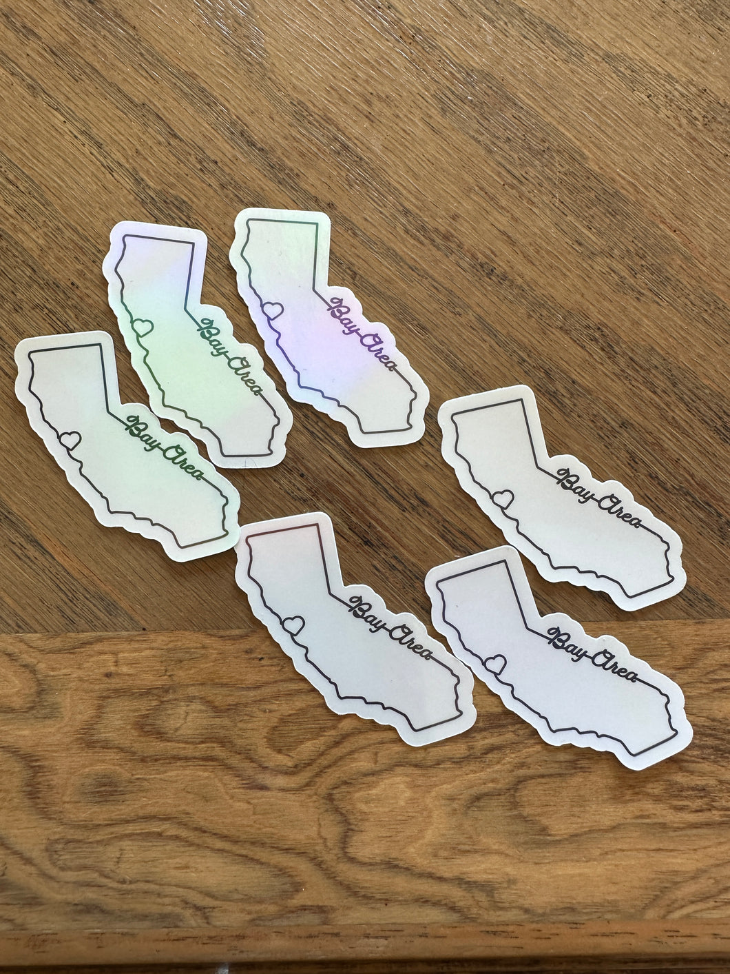 Bay Area Love Waterproof Sticker