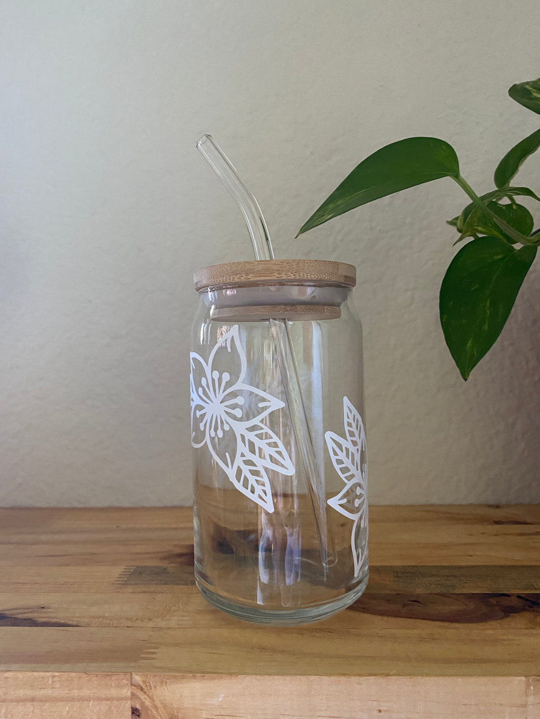 Tropical Glass Can 16 oz.