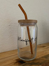 Load image into Gallery viewer, Orange Glass Straw Bent
