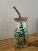 Load image into Gallery viewer, Dark Green Glass Straw Bent
