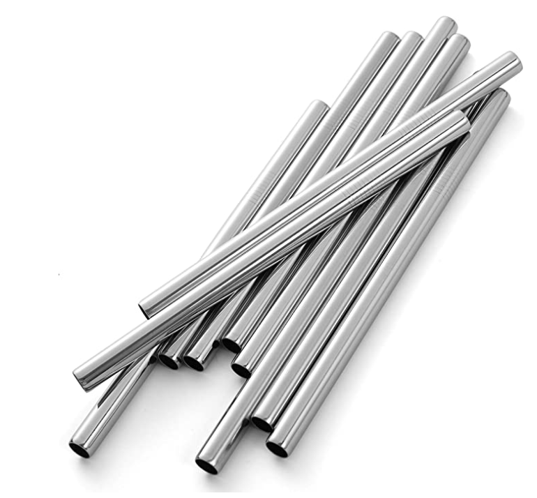 Silver Straw Boba Large Stainless Steel