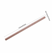 Load image into Gallery viewer, Rose Gold Straw Boba Large Stainless Steel
