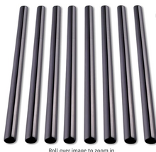 Load image into Gallery viewer, Black Straw Boba Large Stainless Steel
