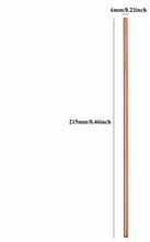 Load image into Gallery viewer, Rose Gold Skinny Stainless Steel Straw
